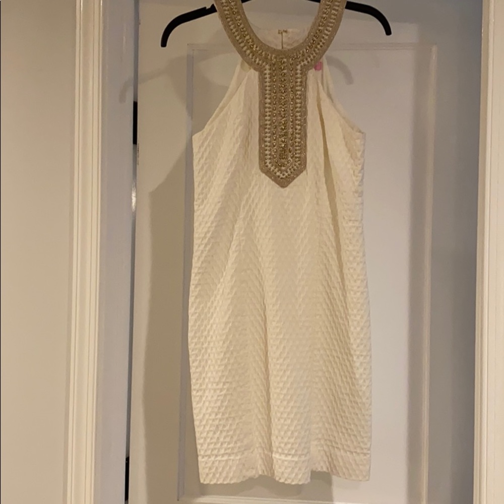 Lilly Pulitzer White Adelina Shift size 0